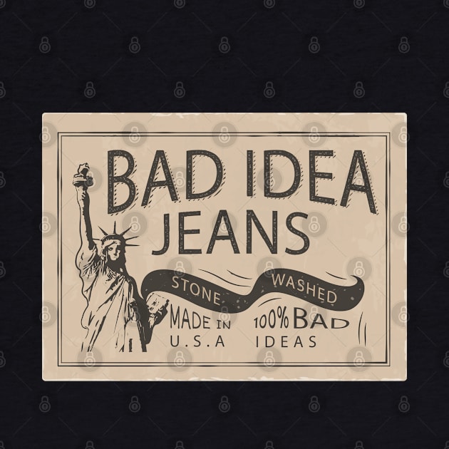 Bad Idea Jeans - vintage logo SNL fake commercial by BodinStreet